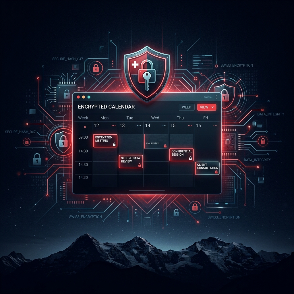 Calendrier souverain — agenda chiffré 100% suisse